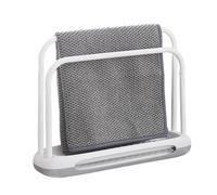 Dishcloth Holder, Space-Saving Countertop Rag Drying Stand, Dish Rag Storage Organizer, for Kitchen Bathroom Home Apartment Farmhouse College Dorm Cafe