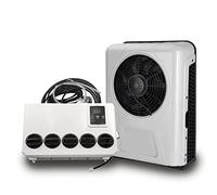 DISHENGZHEN 12 Volt dc RV Air Conditioner, Split Energy Electric Truck Cab Air Conditioner Unit for camper Semi Truck AC Unit, EAC1009.12.W, White