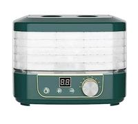 DISHENGZHEN 5 Trays Electric Food Dehydrator Fruit Dryer, 35-70°C Mini Pet Snack Dryer, Dehydrator for Food and Jerky, Fruits, Herbs, Veggies, Snacks Air Dryer for Home Use Food green