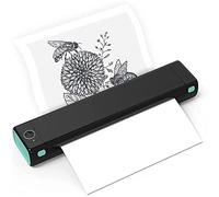 DISHENGZHEN Portable Printers Wireless for Travel, Thermal Tattoo Stencil Printer for Office, Home, Business,Letter Bluetooth Compact Printer for 8.5“x11” Size, Compatible with Smartphone&Laptop