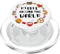 Dishes around the world global cuisine foodie travel PopSockets PopGrip for MagSafe