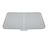 Dishing Drying Silicone - Counter Tray, Sink Drain Pad | Waterproof Non Slip Liner for Kitchen Tools Cutters Bowls Glasses Rack Rack Heat Resistant