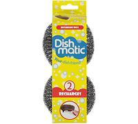 Dishmatic 2 Refills Sponge Stainless Steel