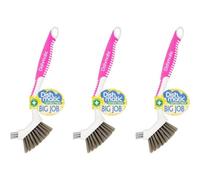 Dishmatic Cleaning Brush Big Job Pink Pack Of 3