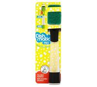 Dishmatic Pro Standing Handle, Dish Brush, Washing Brush, Green, White, Rubber Handle, Flow Control