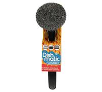 Dishmatic Scrubbee Solid Steel Handle Stainless Steel Scourer Head, 1 count