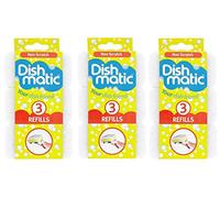 9 x Dishmatic Non Scratch White Refill Sponges Cleaning Scourer
