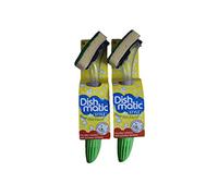 Dishmatic Washing Up Brush with Heavy Duty Sponge Easy Fill