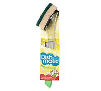 Caraselle Dishmatic Washing Up Brush with Sponge - Handle Colour May Vary