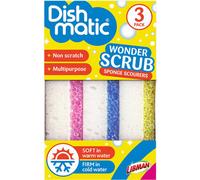 Dishmatic Wonder Scrubs 3Pk One Colour (One Size)