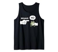 Dishonest Frog Behave No Animal Funny Frog Meme Cartoon Tank Top