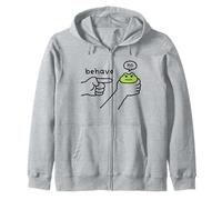 Dishonest Frog Funny Toad Meme Behave Minimalistic Design Zip Hoodie
