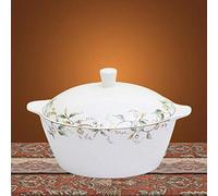 Dishware Chinese Style Large Ceramic Soup Bowl European 9 Inch With Cover Bone China Soup Pot Dish Boiled Fish Bowl (Color : C)