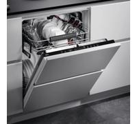 AEG FSK32610Z Fully Integrated Standard Dishwasher - Black Control Panel with Sliding Door Fixing Kit - E Rated, Black