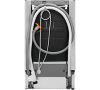 AEG 5000 Series Built-In Dishwasher, FSX51407Z, with AirDry Technology, Fully Integrated Dishwasher With 9 Settings, Fast and efficient with Quik Program, 49 dB, 45cm, White, Class F