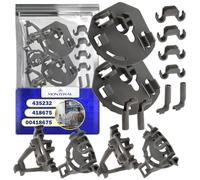 Dishwasher Basket Bottom Fixing Kit with the Original Code 418675 00418675 for Bosch for Balay for Constructa for Siemens for Neff - Warranty 10 Years - MONTERAL
