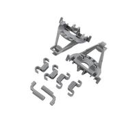 Dishwasher Basket Fixing Bearings Set Compatible with Bosch, Siemens, Balay, Gorenje, Constructa, Neff Diswashers Basket Bearing Support Clips Set - Original Code 00428344 / 428344