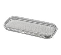 Dishwasher Basket for Small Items, 304 Stainless Steel Basket for Bottle Accessories and Straws, Silverware Storage with Secure Lock, Rustproof Metal, 10.4 x 4.5 x 1.4 in