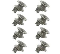 Dishwasher Basket Wheels for Bosch Neff Siemens, Upper Rack, Set of 8