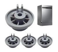 Dishwasher Bottom Basket Wheel Replacement, Heavy Duty Dishwasher Wheels, Dishwasher Wheel Upper And Lower Basket 4 Pieces, HA Dishwasher Roller Wheels