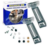 Dishwasher Bottom Panel Fixing Set with Original Part Number 612653 00612653 for Bosch 436709 for Whirlpool - Warranty 10 Years - MONTERAL