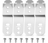 Dishwasher Bracket Part 00619985 for Bosch Dishwashers and Compatible with and Other Standard Dishwasher Models (2 pairs)