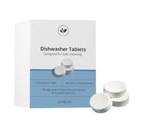 Dishwasher Cleaner Tablets 24 Pack Descaling Pods | Dishwasher Cleaner Tablets, 24 Pack Deep Cleaning Descaler, Limescale Remover Hard Water, Freshen Deodorize Septic Safe