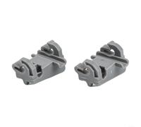 Dishwasher Clip 00611474 Replacement - 2 for Pack Heavy Duty Plastic Rail Cap for Upper Rack Repair - Compatible with for bosch for siemens for neff Models