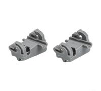 Dishwasher Clip Replacement 00611474 1559846, Compatible Fixing Bearing Dishwasher Basket, Gray Door Latch Clamp Set of 2