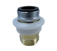 Dishwasher Coupling Adapter Male 15/16-27 Female 55/64-27 to 3/4 Inch Brass Fitting for Washing Machine Hose Connection UK Kitchen Sink Repair Kit Appliance Connector Yellow(Short)