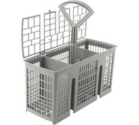 Dishwasher Cutlery Basket Dishwasher Accessories Dishwasher Basket Removable Handle for Bosch Siemens Bauknecht Dishwashers Grey 1 Piece