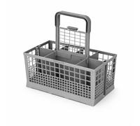 Dishwasher Cutlery Basket for Bosch Siemens Electrolux Rex - Heavy Duty Dishwasher Cutlery Holder with Removable Handle - Compatible Replacement