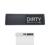 Dishwasher Dirty Sign - Stainless Steel Sign "Clean/Dirty" | Magnetic Indicator for Dishwasher, Easy Change, No Scratch, Practical Kitchen Accessory