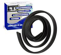 Dishwasher Door Rubber Gasket Seal 1690 mm with Original Code 481246668564 C00311041 for Whirlpool for Bauknecht for Indesit - Warranty 10 Years - MONTERAL