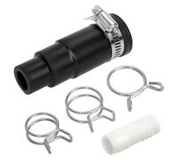 Dishwasher Drain Hose Adapter Compatible with Insinkerator Garbage Disposals, Drain Hose Connector Dishwasher Connect Kit Includes 1 Inlet Connector, 1 Hose Clamp and 3 Spring Clamps