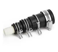 Dishwasher Drain Hose Adapter Compatible with Insinkerator Garbage Disposals, Rubber Drain Connector Kit Include 1 Hose Clamp and 3 Spring Clamps