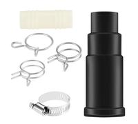 Dishwasher Drain Hose Adapter for Insinkerator Garbage Disposals, Washing Faucet Adapter Washing Dishwasher Drain Hose Connector Kit Include 1 Inlet Connector 1 Hose Clamp 3 Spring Clamps