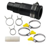 Dishwasher Drain Hose Adapter,Garbage Disposal Dishwasher Connector Kit Compatible with Insinkerator Garbage Disposals with Inlet Connector and Clamps