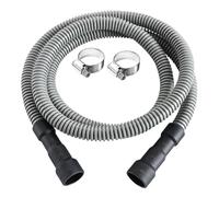 Dishwasher Drain Hose | Flexible Dishwasher Replacement Drain Hose with Clamp | Universal Corrugated Replacement Accessory for Hotel, Home, Rental, Dormitory, and Apartment Use