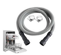 Dishwasher Drain Hose, Replacement Flexible Drain Fitting with Clamp for Dishwasher - Replacement Accessory for Apartment, Home, Residence, Hotel