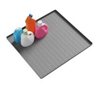 Dishwasher Drain Pan, Dog Food Trays for Floors, Non-Slip Silicone Plant Water Catcher Tray, Protects The Floor From Damage and Cleanliness(Gray,65 * 60cm/25.6 * 23.6in)