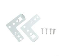 Dishwasher Fixing Kit Silvery Carbon Steel Stable | Fits under counter setups, stops shaking and noise, robust construction, easy to bend for custom fit