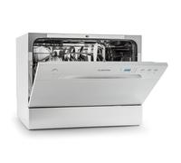 Klarstein Compact Tabletop Dishwasher - 6 Place Setting, 6 Washing Programs, Quiet Operation - Easy To Install for Homes/Office