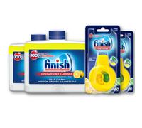 Dishwasher Freshener and Cleaner Multipack, Lemon, 2 x Dishwasher Cleaners, 2 x Dishwasher Fresheners