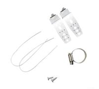 Dishwasher Front Mounting Bracket Kit for Bosch for siemens for neff - Stainless Steel Fixing Set with Screws for Integrated Under Counter Installation
