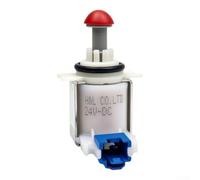 Dishwasher Heat Outlet Solenoid Valve Kit for Bosch for siemens for neff | 4.5cm Fixes E24 Error, Includes O-ring & Spring, ABS Plastic, Fits for bosch for siemens for neff, 280-340V DC, Easy Install