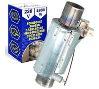 Dishwasher Heating Element with Power 1800W 230V Has the Original Code 1888150100 for Beko 806890547 for Smeg 480140101058 for Whirlpool C00311553 for Indesit - Warranty 10 Years - MONTERAL