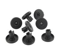 Dishwasher Lower Basket Wheel Grey (Pack Of 8) For Aeg Electrolux Zanussi