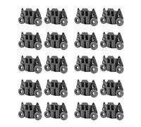Dishwasher Lower Rack Wheels W10195417, Compatible For Kitchenaid, Compatible For Whirlpool, Compatible For Kenmore, Rack Roller Replaces PS11750057(20 pcs)