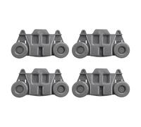 Dishwasher Lower Wheels - ABS Wheels Metal Shaft Replacement Parts | Easy Installation Dishwasher Parts, Excellent Quality Dishwasher Roller Wheels, Lower Dishwasher Wheels for Durability
